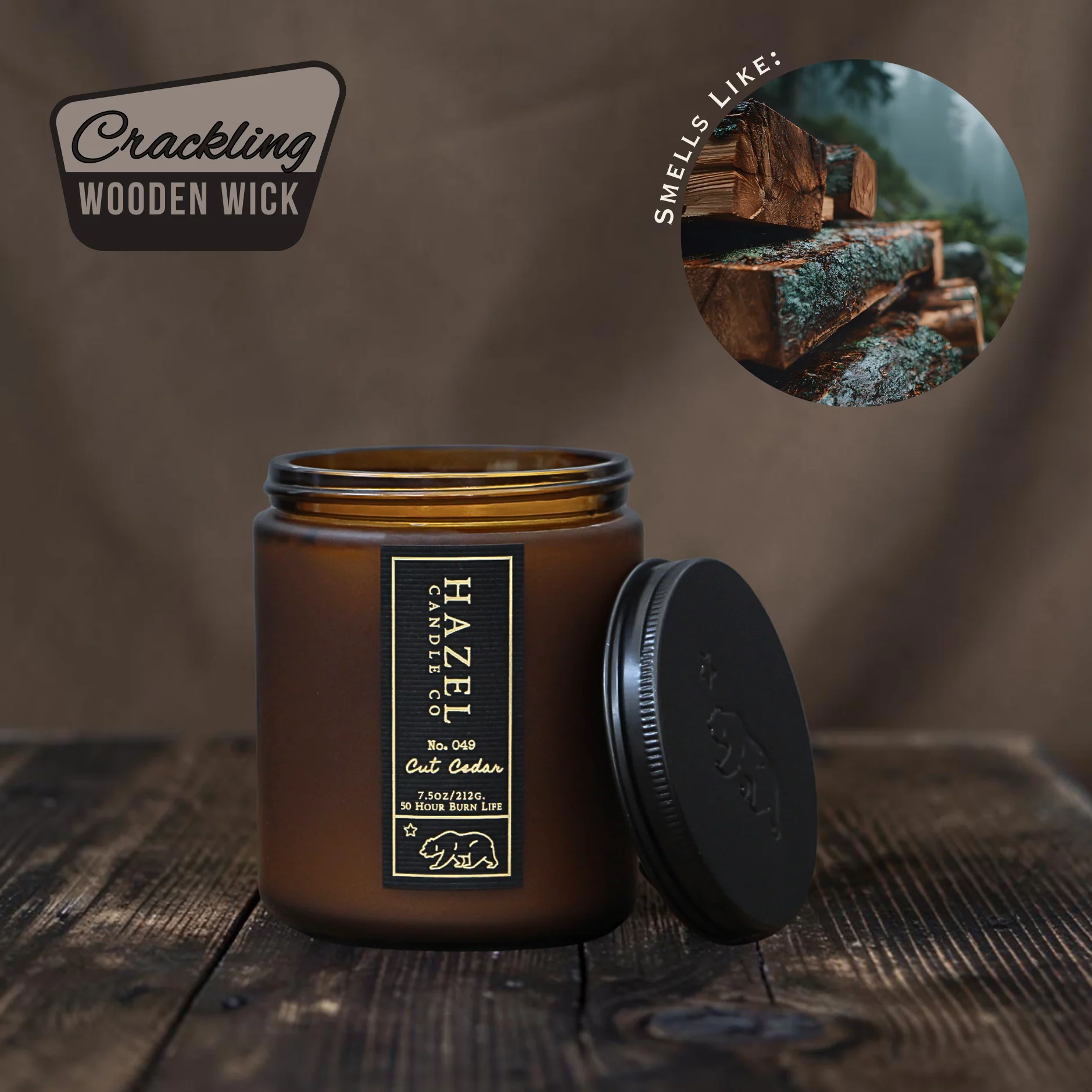 CUT CEDAR Candle